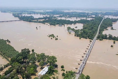 Flood-affected area Pilibhit